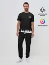 Мужская пижама с брюками / Honda abstract black 2018