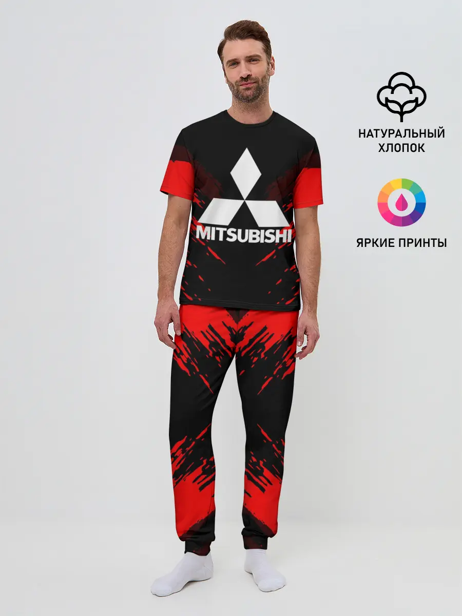 Мужская пижама с брюками / MITSUBISHI SPORT COLLECTION