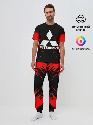 Мужская пижама с брюками / MITSUBISHI SPORT COLLECTION