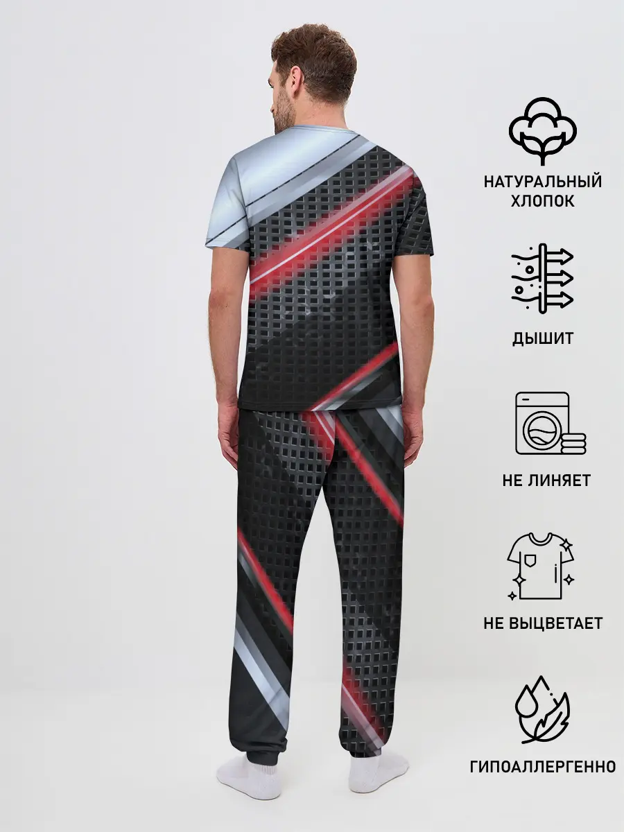 Мужская пижама с брюками / VOLVO high speed collection