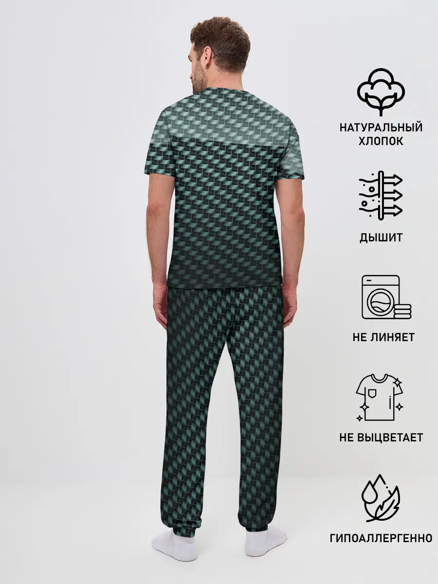 Мужская пижама с брюками / KIA SPORT STYLE