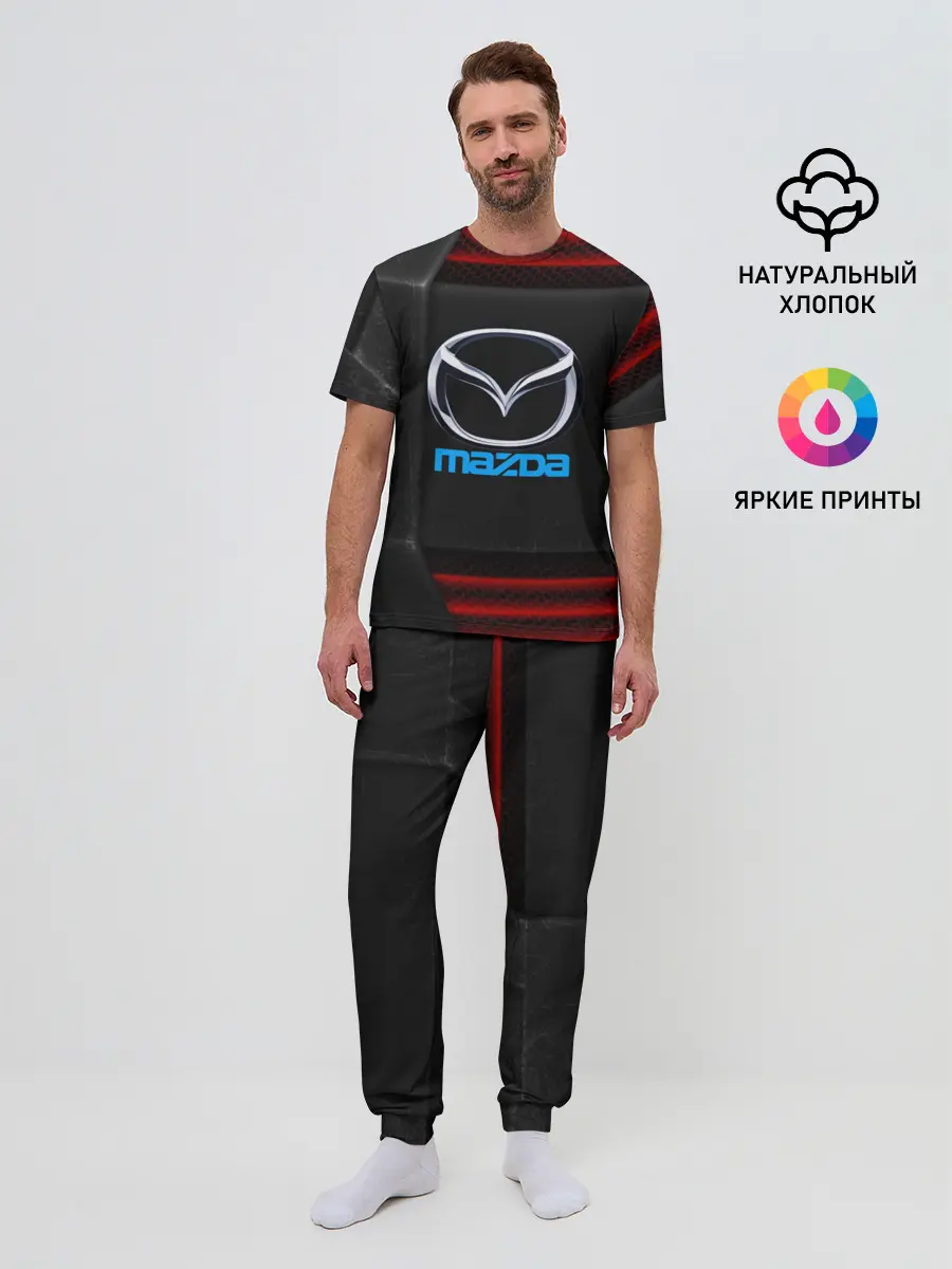 Мужская пижама с брюками / Mazda auto sport