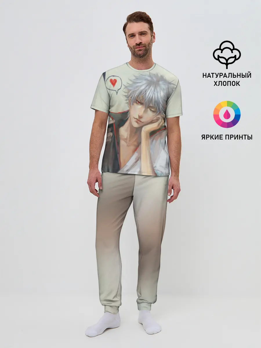 Мужская пижама с брюками / Sakata Gintoki