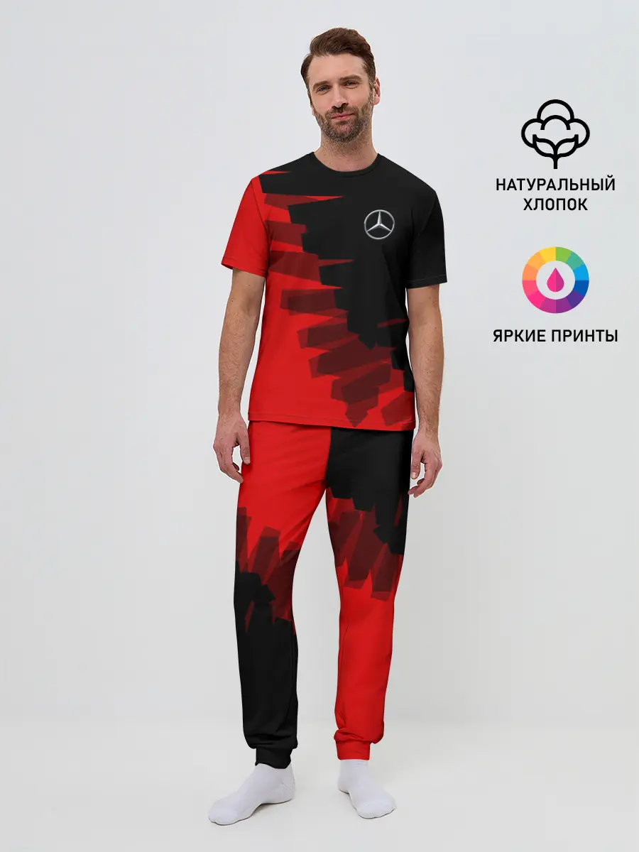 Мужская пижама с брюками / MERCEDES BENZ SPORT