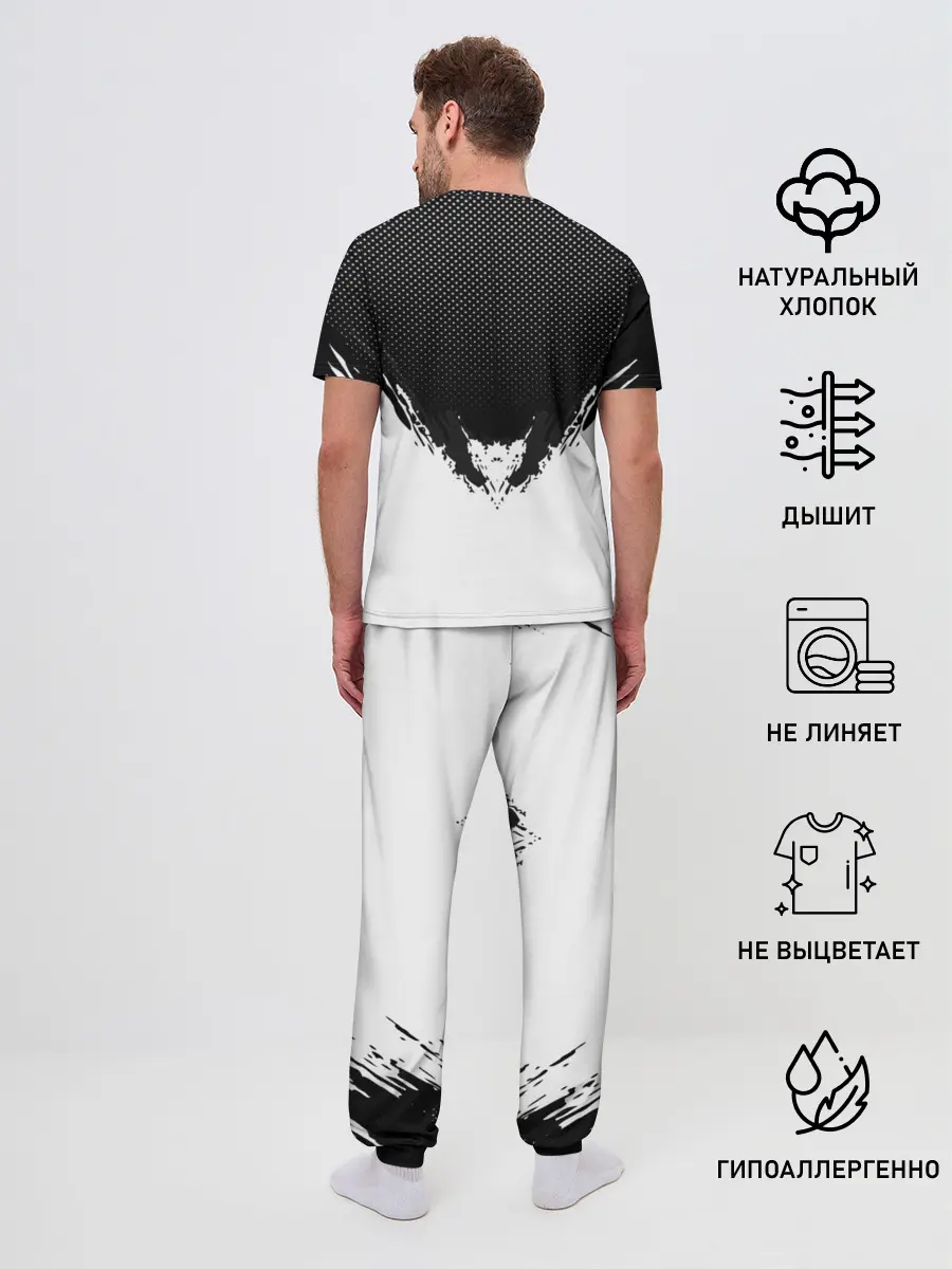 Мужская пижама с брюками / Chelsea black 2018