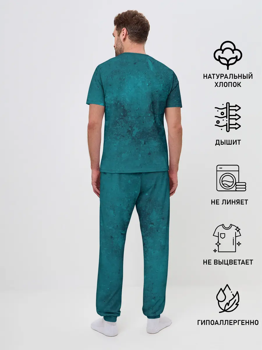 Мужская пижама с брюками / Drummatix