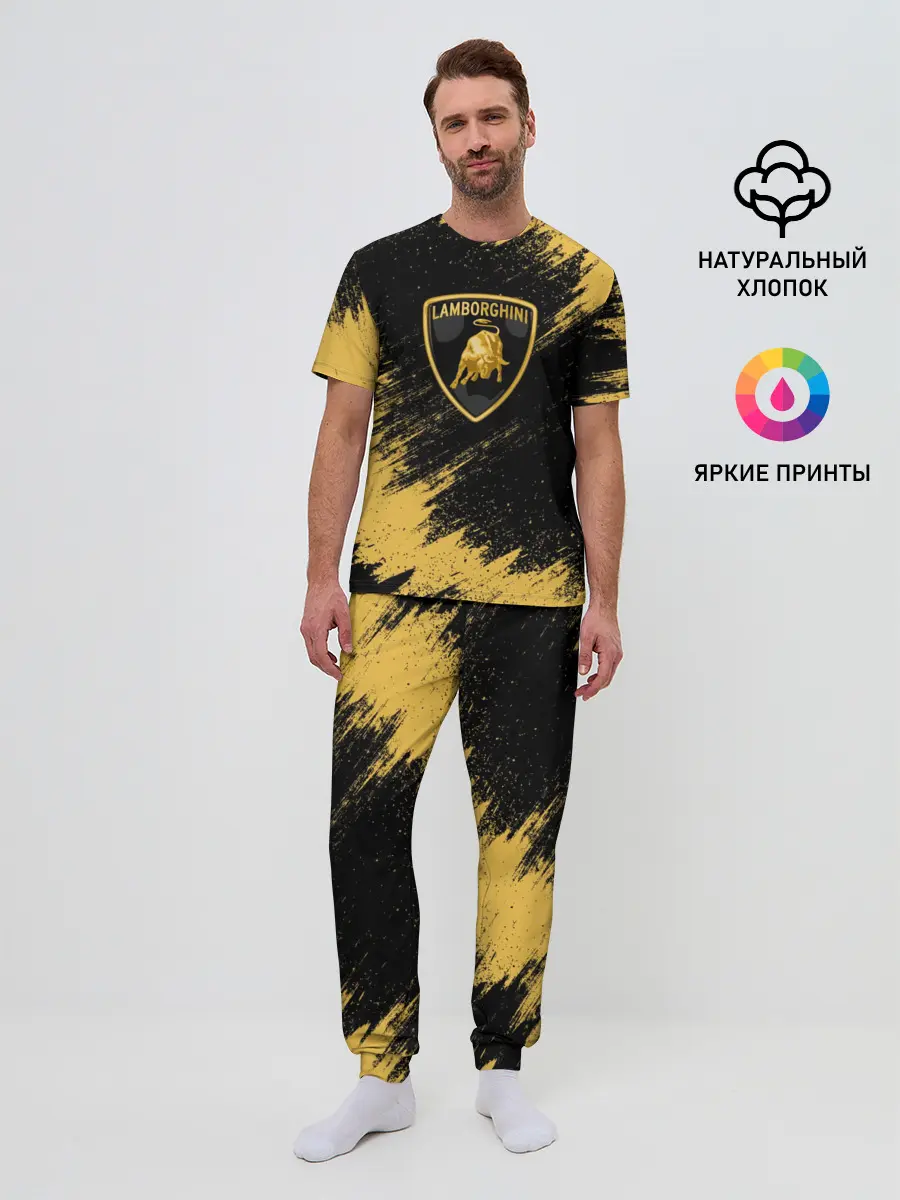 Мужская пижама с брюками / Lamborghini