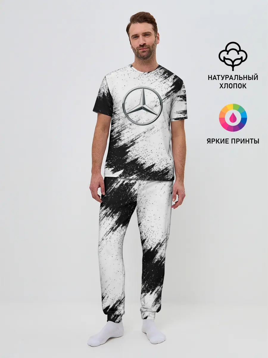 Мужская пижама с брюками / Mercedes
