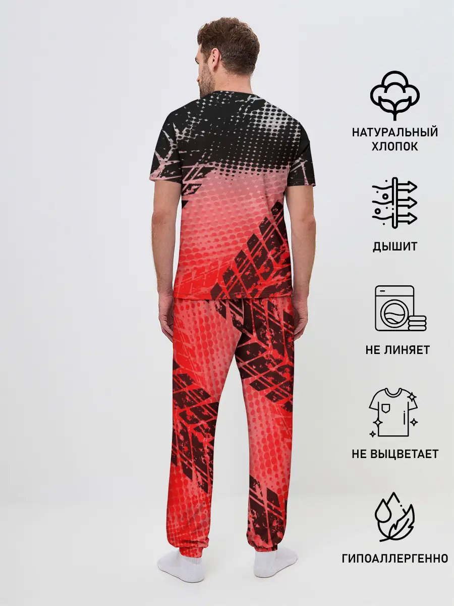 Мужская пижама с брюками / Mitsubishi sport auto motors