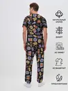 Мужская пижама с брюками / Для киноманов