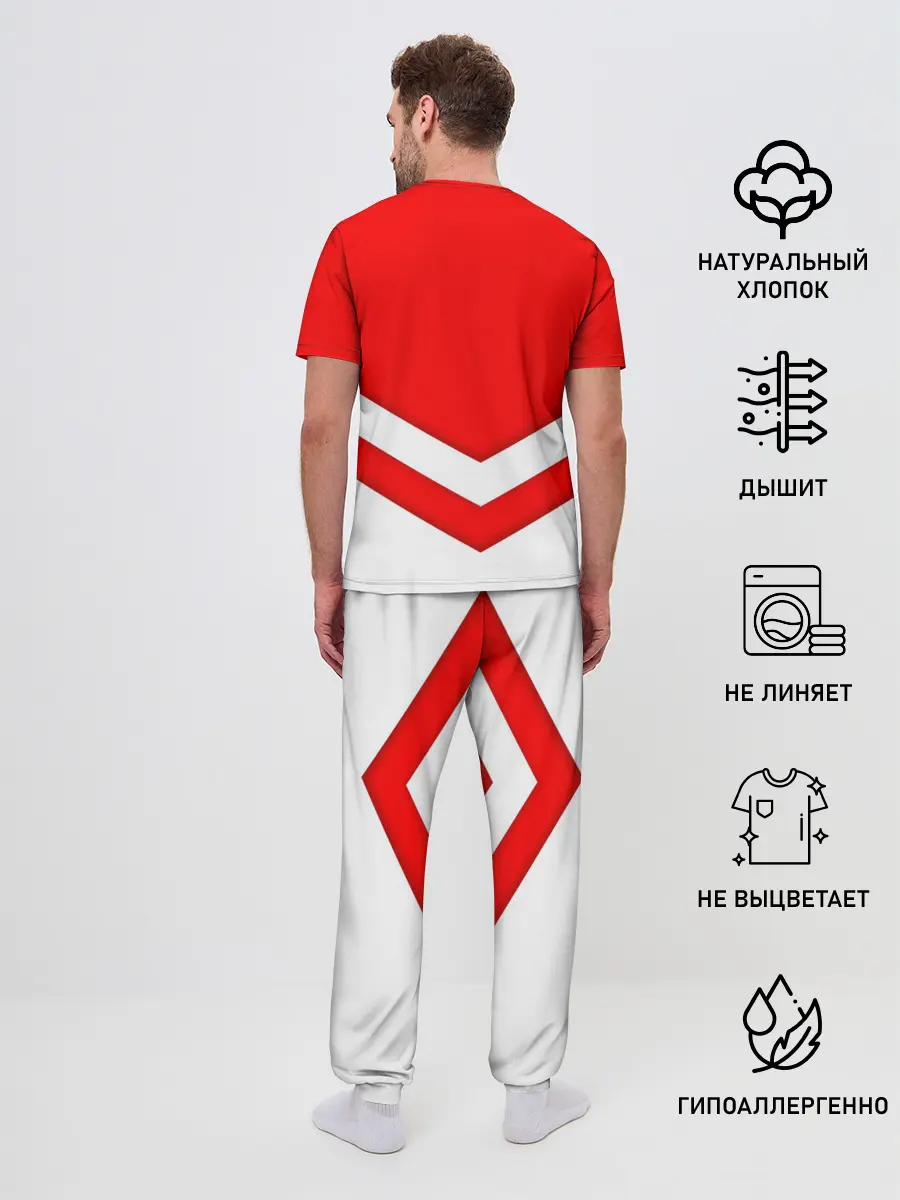 Мужская пижама с брюками / Звезды и полосы