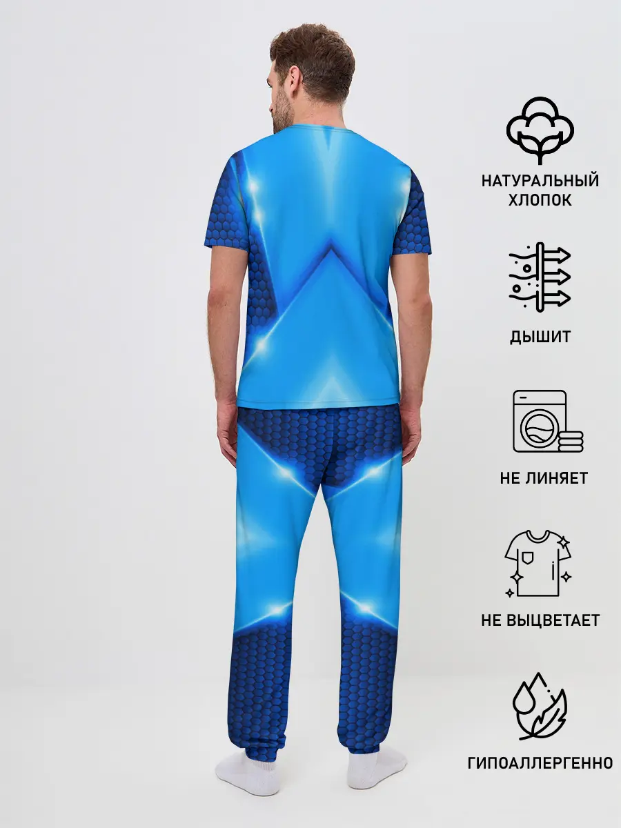 Мужская пижама с брюками / BMW car sport SKY