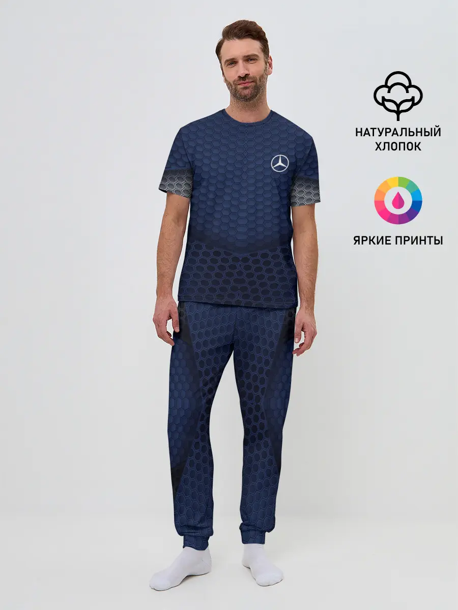 Мужская пижама с брюками / Mercedes SPORT MOTORS