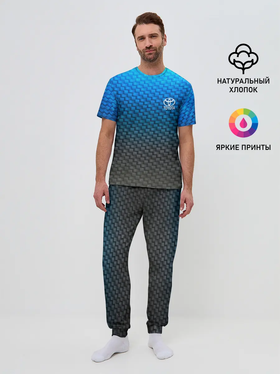 Мужская пижама с брюками / TOYOTA COLLECTION CARBON