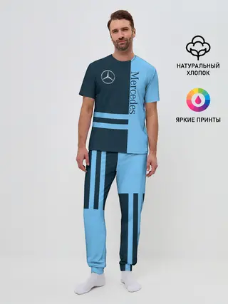 Мужская пижама с брюками / Mercedes