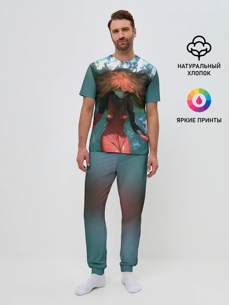 Мужская пижама с брюками / Rei Ayanami