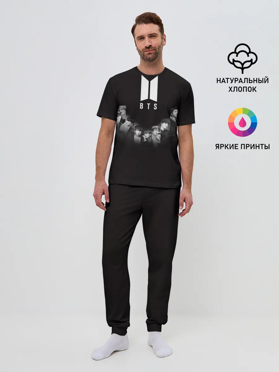 Мужская пижама с брюками / BTS от Jackie-O