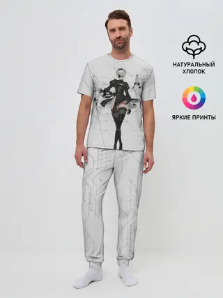 Мужская пижама с брюками / NieR Automata 1
