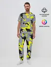 Мужская пижама с брюками / Yellow camouflage