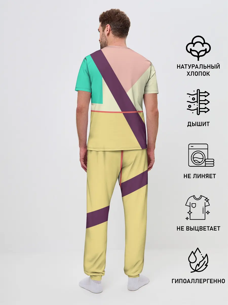 Мужская пижама с брюками / Велосипед
