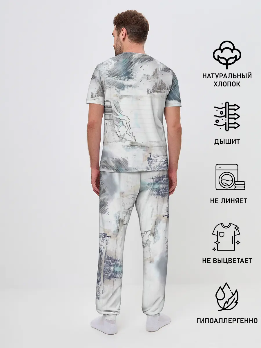 Мужская пижама с брюками / Max. Life is Strange.