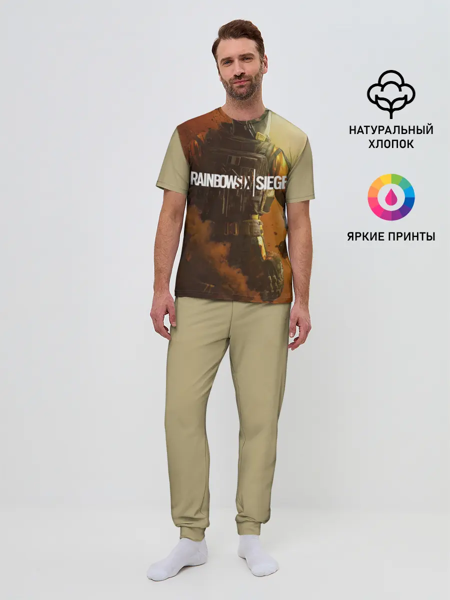 Мужская пижама с брюками / RAINBOW SIX SIEGE OUTBREAK
