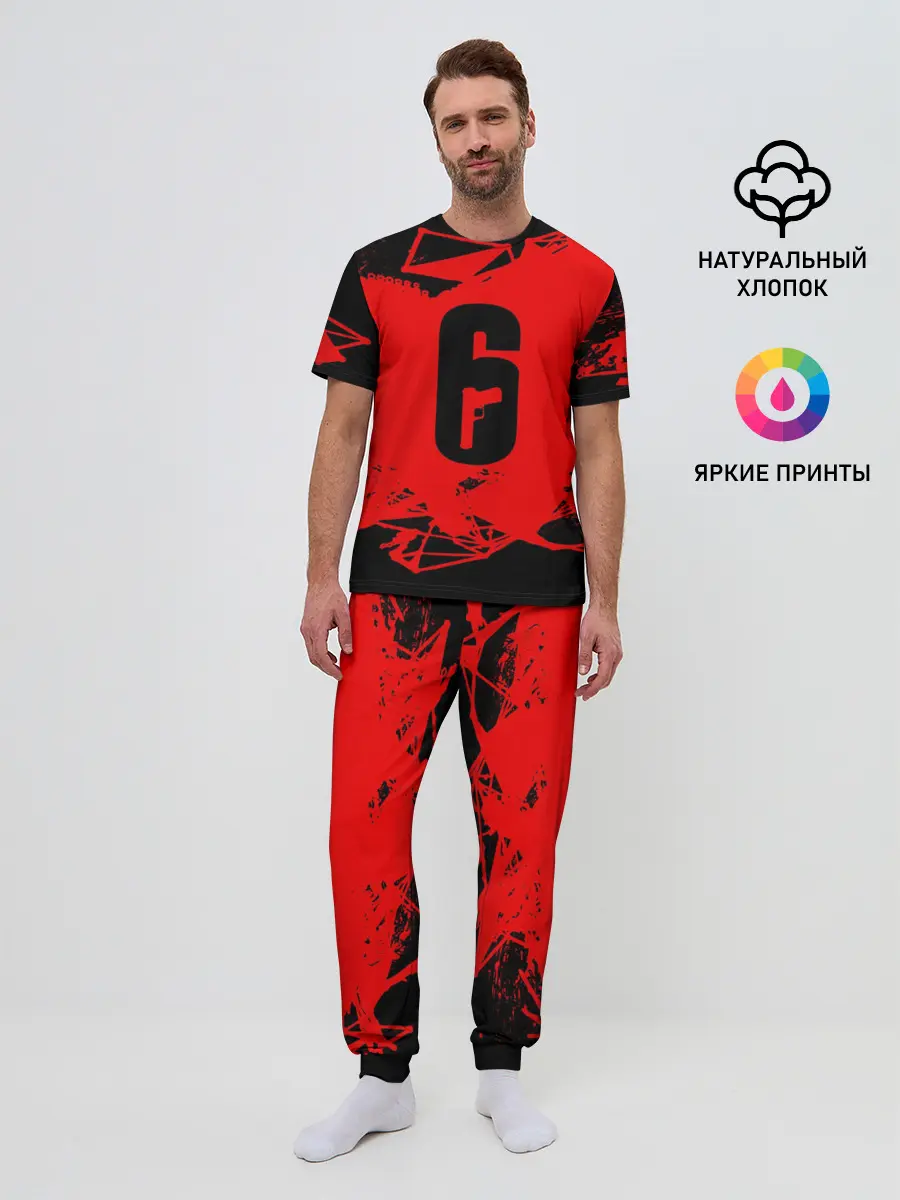 Мужская пижама с брюками / RAINBOW SIX SIEGE OUTBREAK