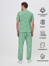 Мужская пижама с брюками / Бааны