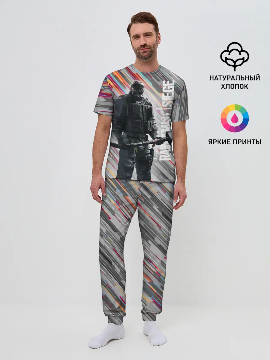 Мужская пижама с брюками / Rainbow Six Siege