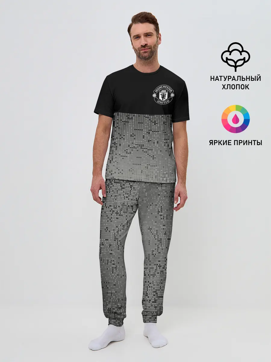 Мужская пижама с брюками / Манчестер Юнайтед ФК
