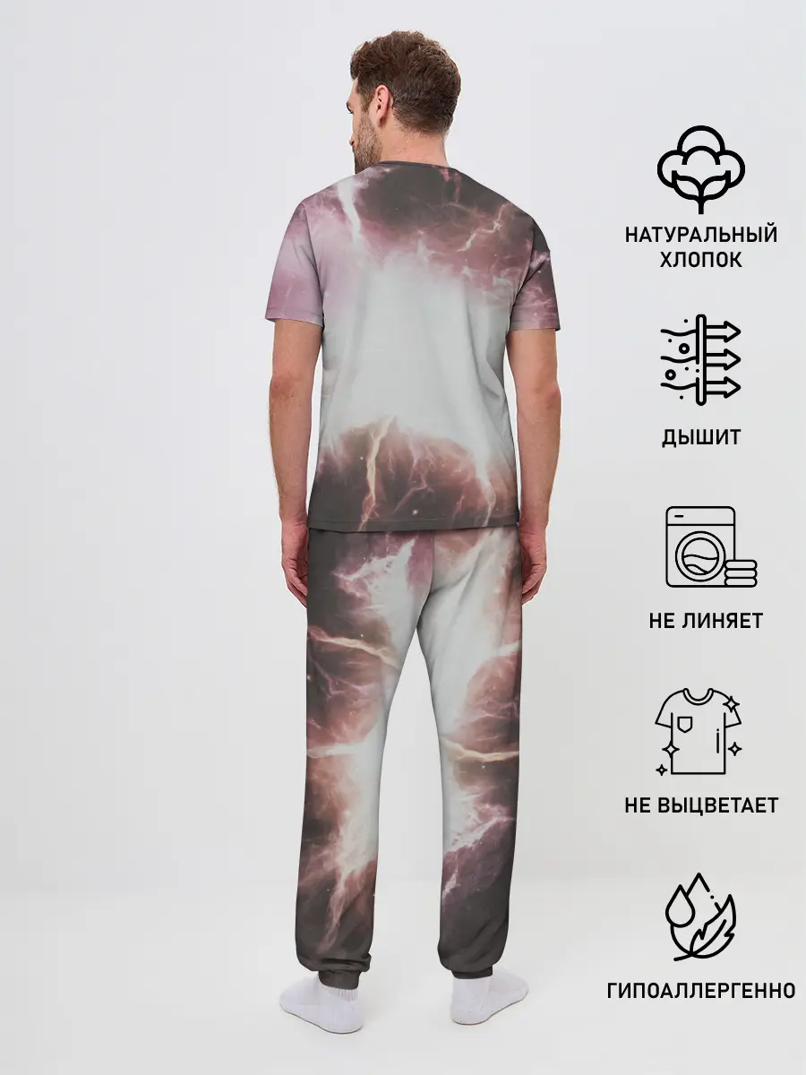 Мужская пижама с брюками / Пожарный