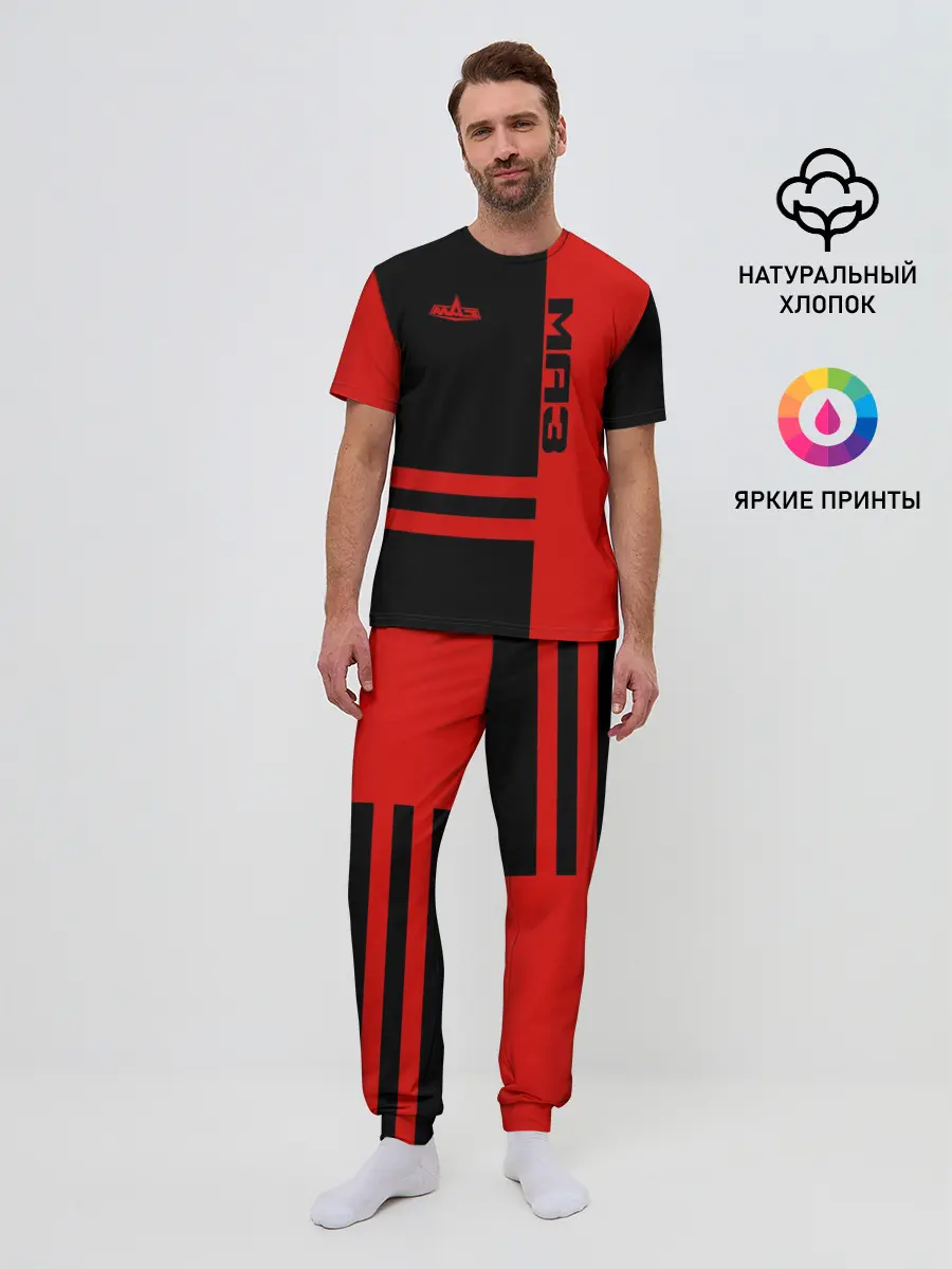 Мужская пижама с брюками / МАЗ