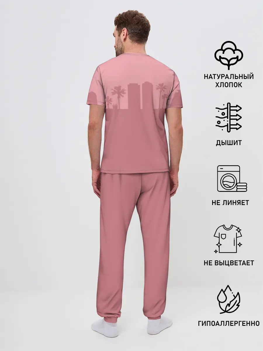 Мужская пижама с брюками / GTA VC - Девушка с мартини