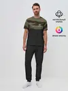 Мужская пижама с брюками / Камуфляж ВС РФ