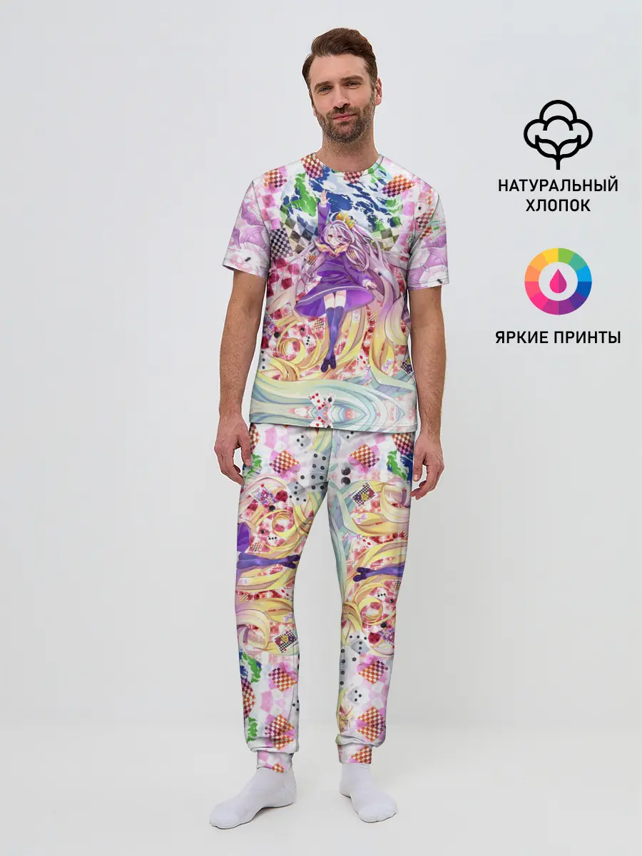 Мужская пижама с брюками / No Game No Life_9