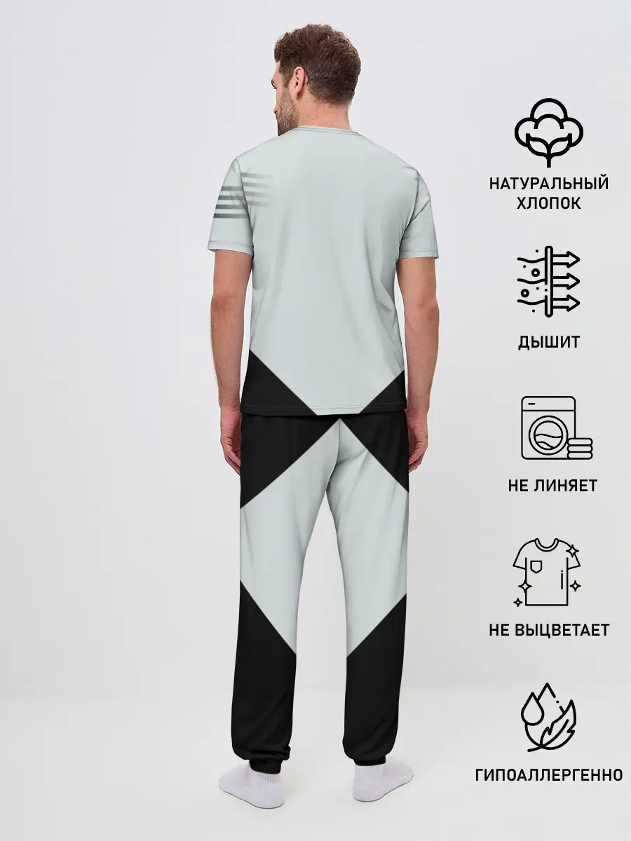 Мужская пижама с брюками / Russia