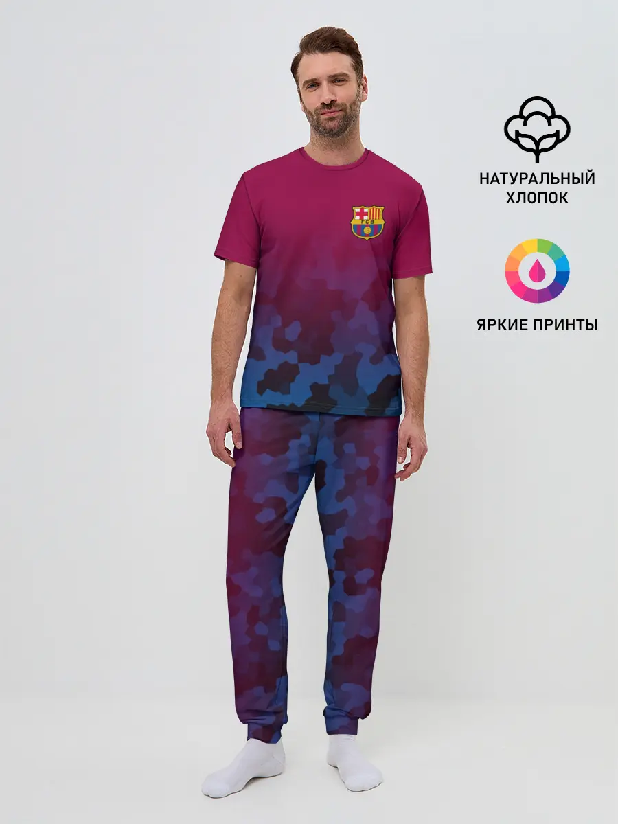 Мужская пижама с брюками / FC BARCA SPORT