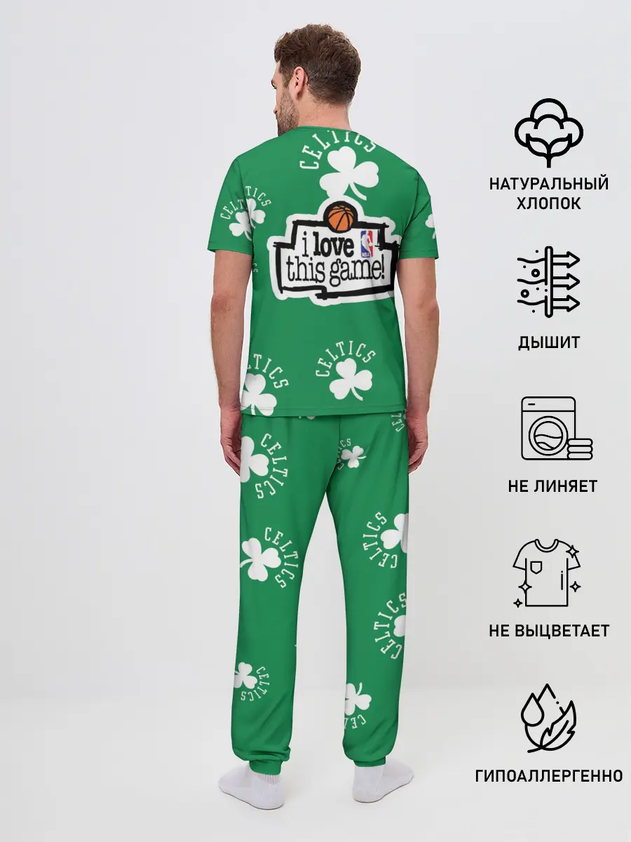 Мужская пижама с брюками / Boston celtics, nba