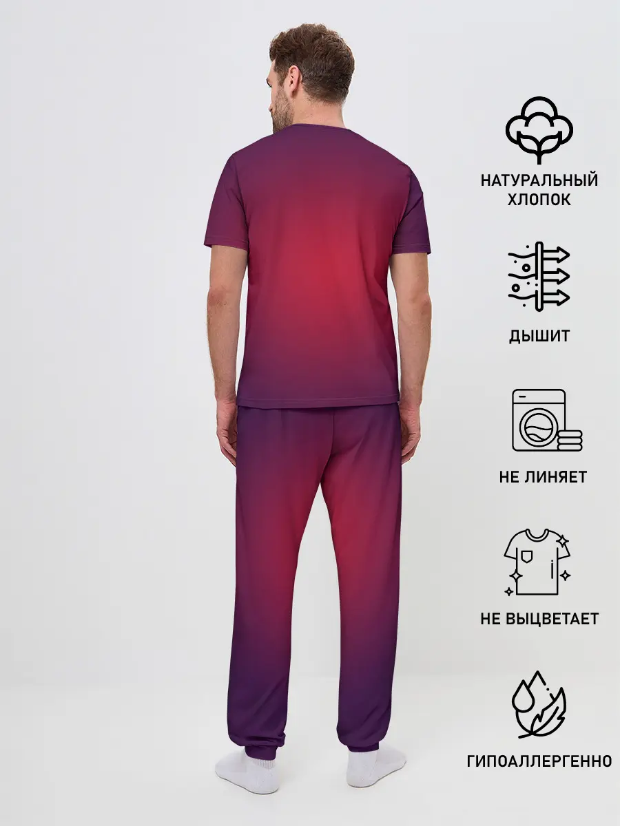 Мужская пижама с брюками / Кот Бегемот