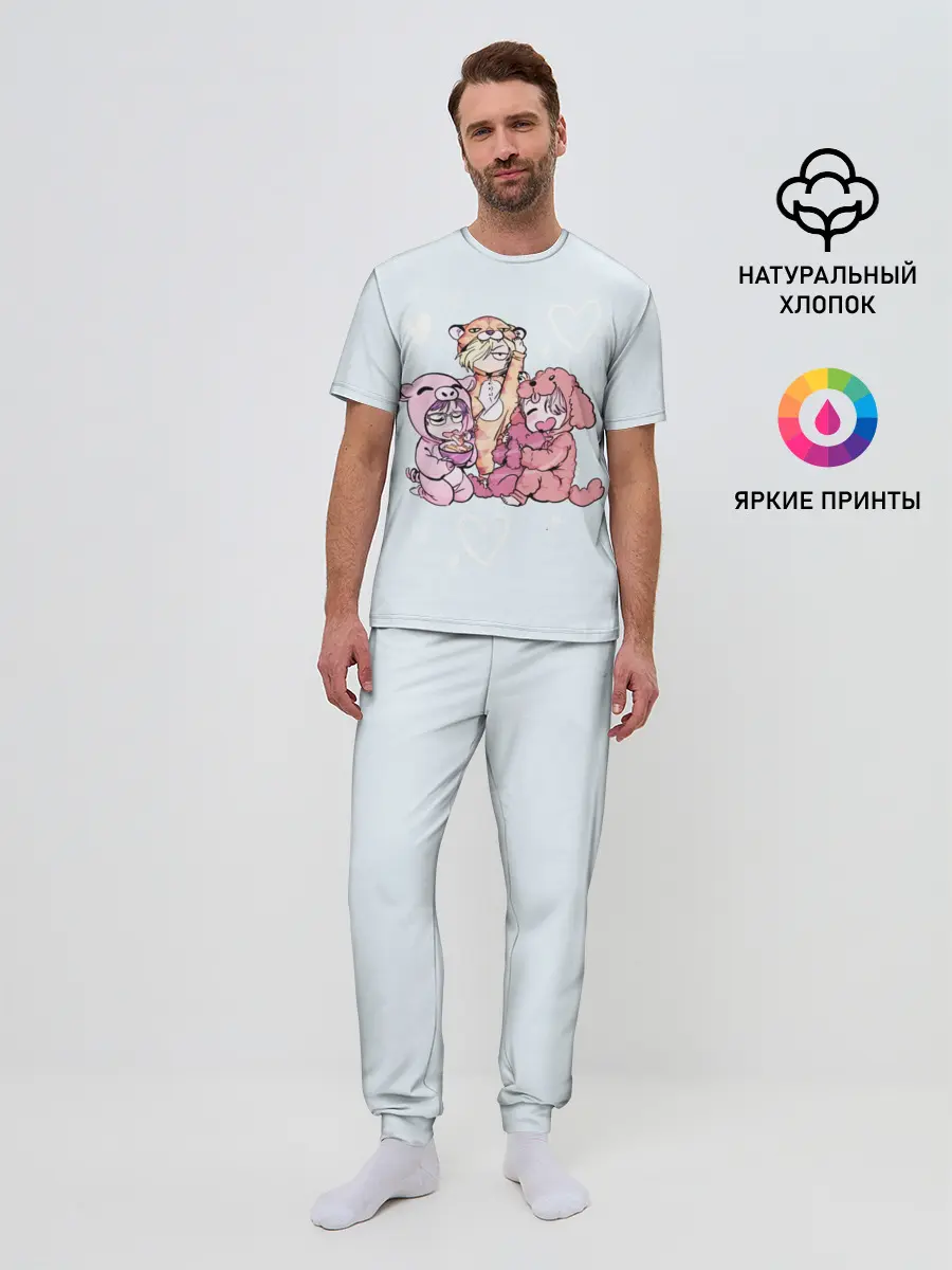 Мужская пижама с брюками / Yuri on Ice_3