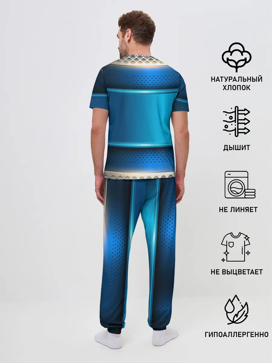 Мужская пижама с брюками / MITSUBISHI sport collection