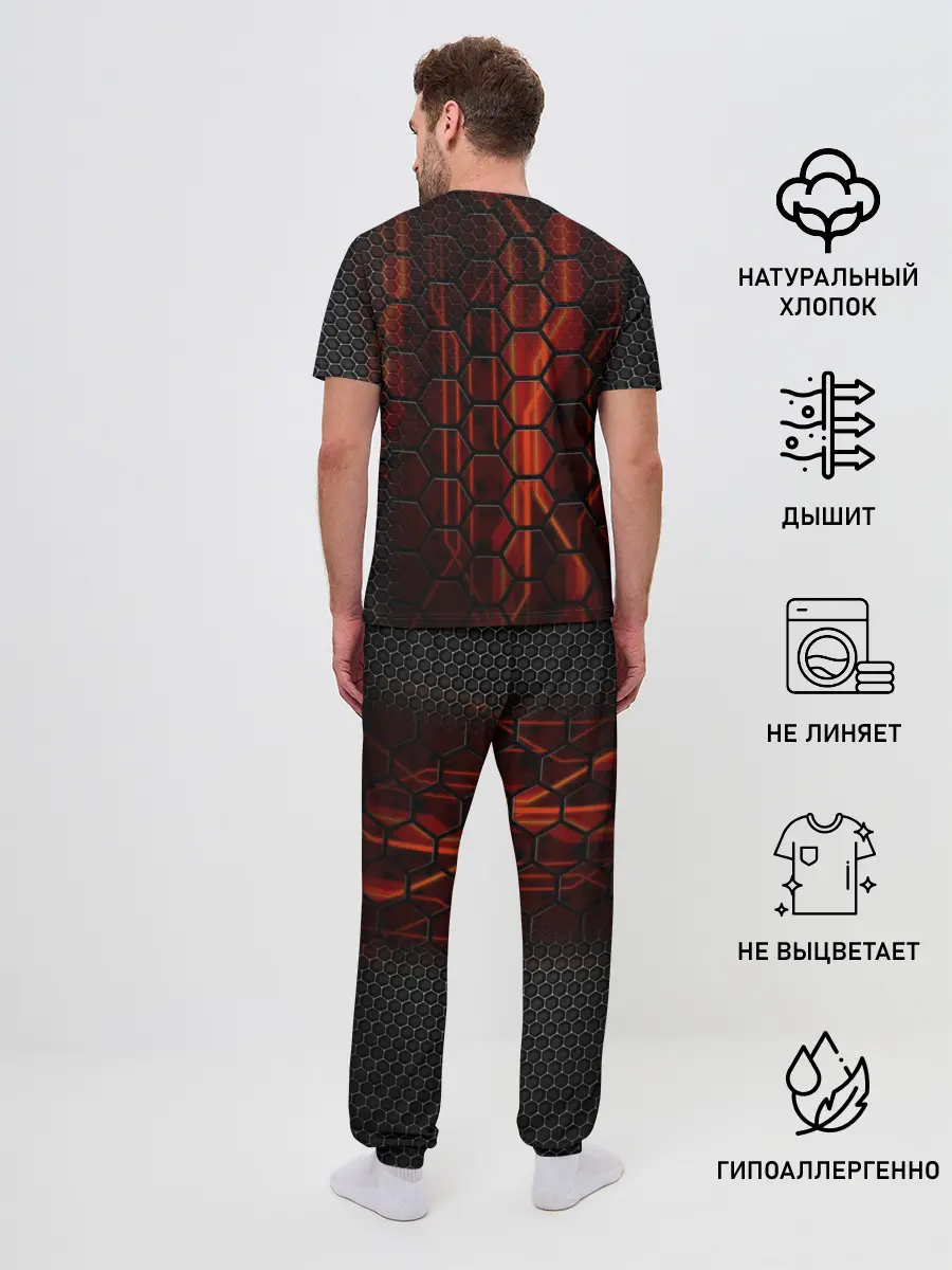 Мужская пижама с брюками / N7.