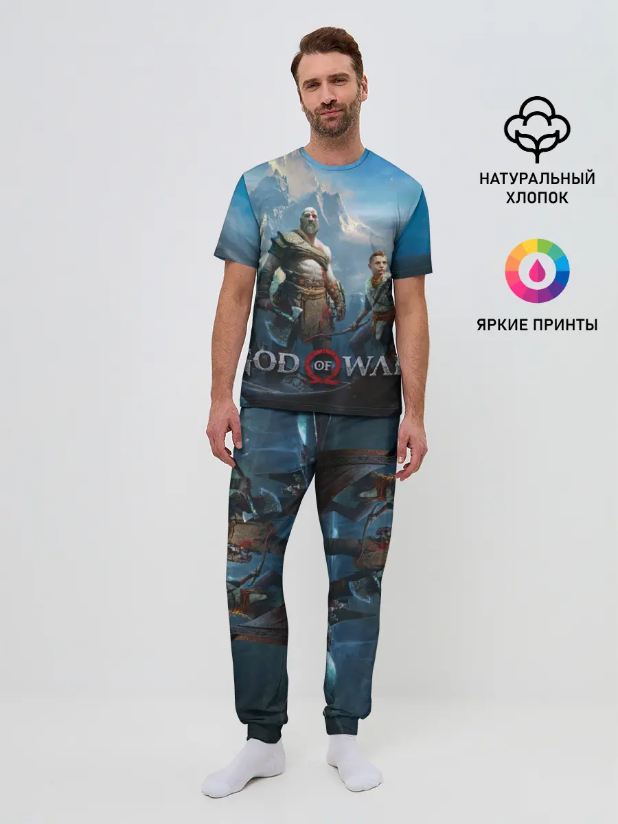 Мужская пижама с брюками / God of War