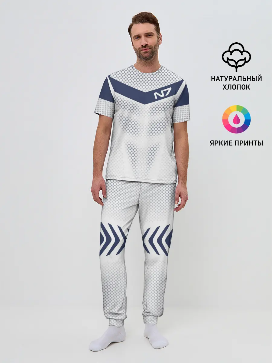 Мужская пижама с брюками / Mass Effect N7