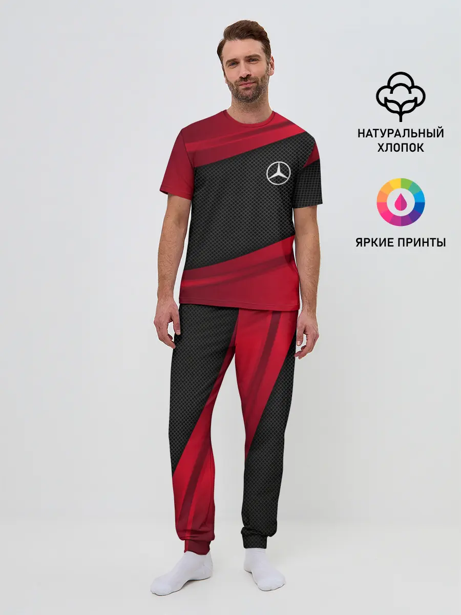 Мужская пижама с брюками / MERCEDES BENZ SPORT
