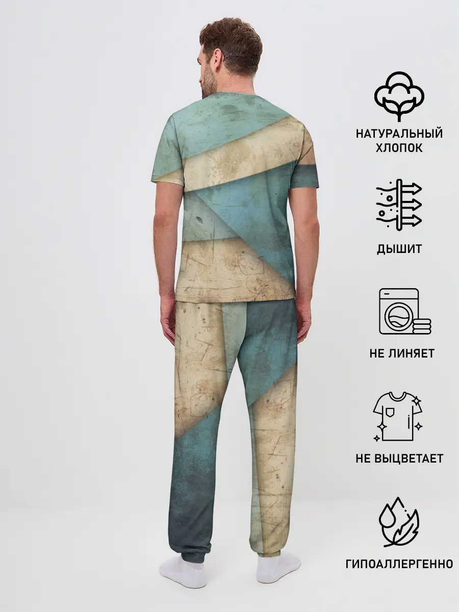 Мужская пижама с брюками / Манчестер сити олд