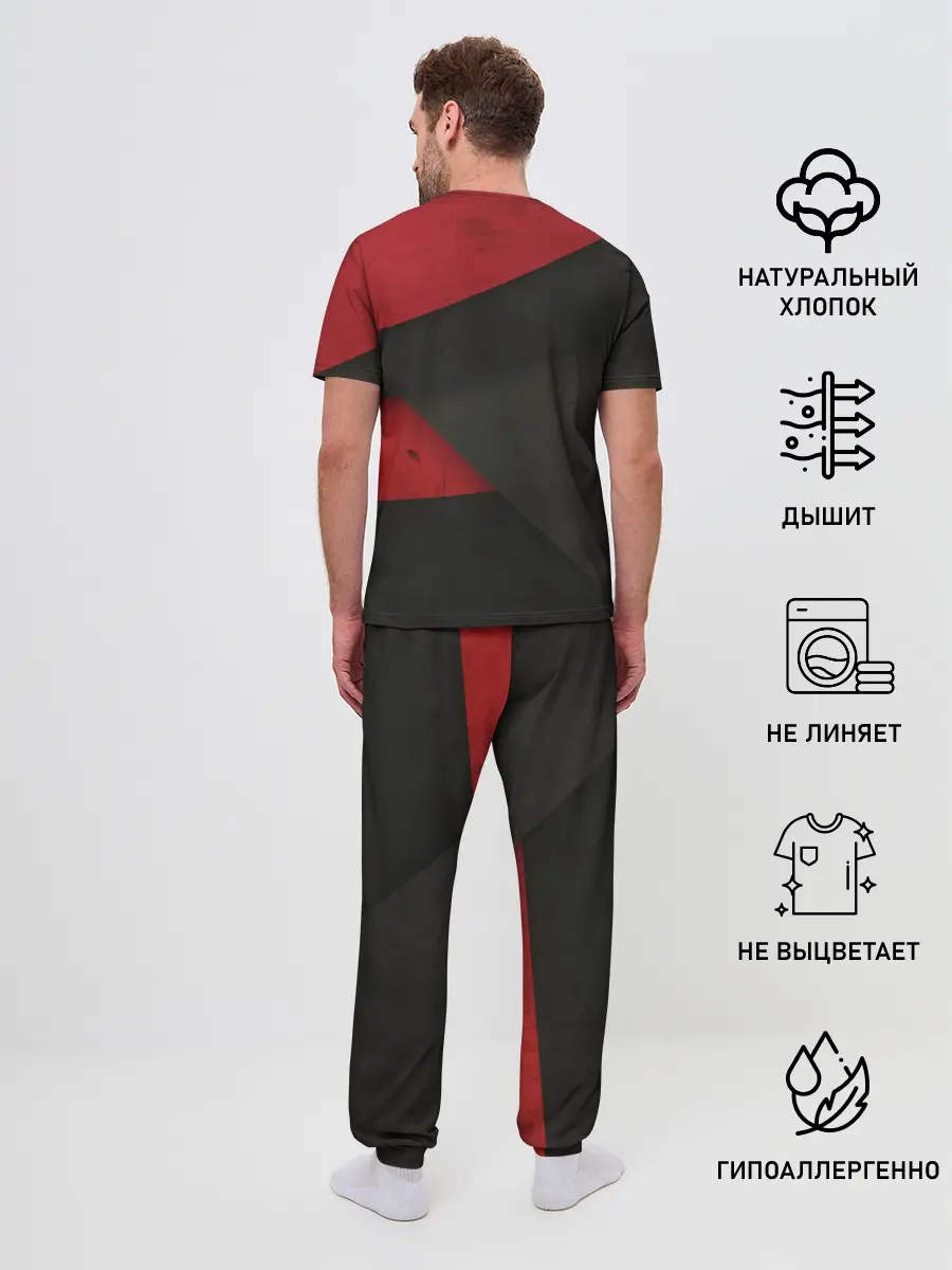 Мужская пижама с брюками / Ман олд 2