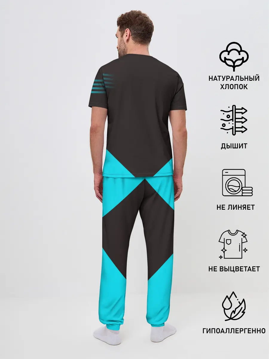 Мужская пижама с брюками / volleyball