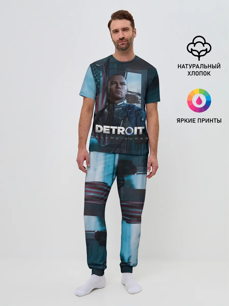Мужская пижама с брюками / Detroit: Become Human - Markus