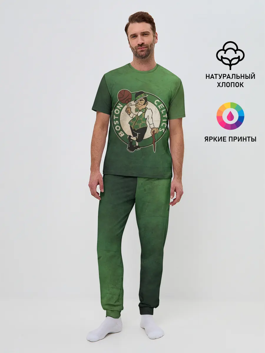 Мужская пижама с брюками / Бостоон